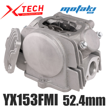 Головка YX125, KAYO 125 (ГБЦ D52.4*K23/27*РМШ43 YX152/153FMI) X-tech