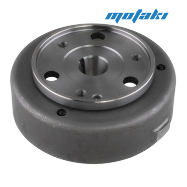 Ротор генератора Альфа, TTR125E (НИЗКИЙ h34*d85 на 6 катушек БЕЗ МУФТЫ)