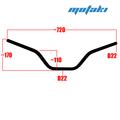 Руль Альфа, CG-CB (D22*720*h110/170 AL RED + распорка SV)