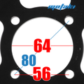 Звезда задняя Сигма, MX50V, Viper (428-42T d64*4H*56/80) BL