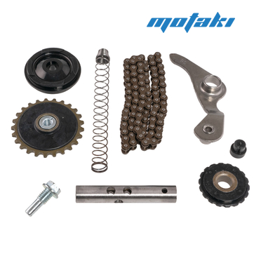 Ремкомплект ГРМ Альфа 100-110 (цепь 25H-84L, натяжитель, звезды-ролики)