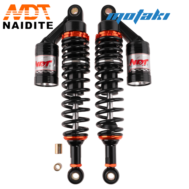 Амортизаторы Альфа, мото (2 шт. с подкачкой, d10/12*335) A-33 NDT