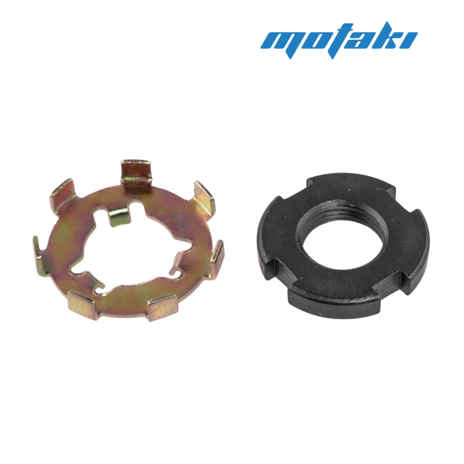 Гайка и шайба сцепления Альфа, питбайк, Динго T125
