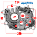 Картер CB250-F (левая и правая половины) ZS 172FMM-3A