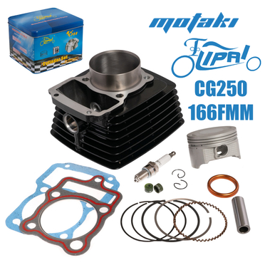 Поршневая CG250, CGN250 (ЦПГ D65.5*h82*p15 BL 166FMM) Lipai PRO