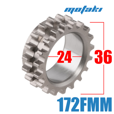 Звезда ГРМ на коленвал 172FMM CB250D-F (19T*d24*D36*h14)