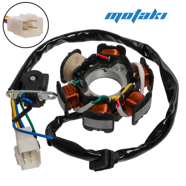 Зажигание Альфа, питбайк (статор генератора 6 катушек DJ7041-11 ЖЖ)