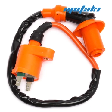 Катушка зажигания скутер 4Т 50-150 139QMB, 157QMJ, DIO (силиконовый колпак 120Г)