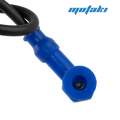 Колпак свечи силиконовый MPM (Г-тип с проводом 25 см) СИНИЙ
