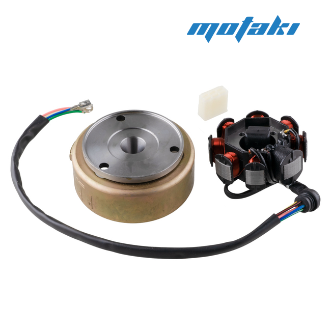 Генератор CG-CB (статор 8 катушек d32 x D89 мм, ротор БЕЗ муфты, резьба ВНУТРИ)