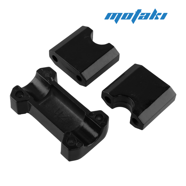 Кронштейны крепления руля TTR250 (хомуты-зажимы 3 части)