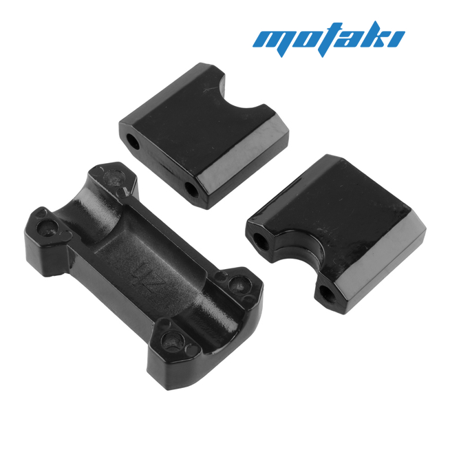 Кронштейны крепления руля TTR250 (хомуты-зажимы 3 части)