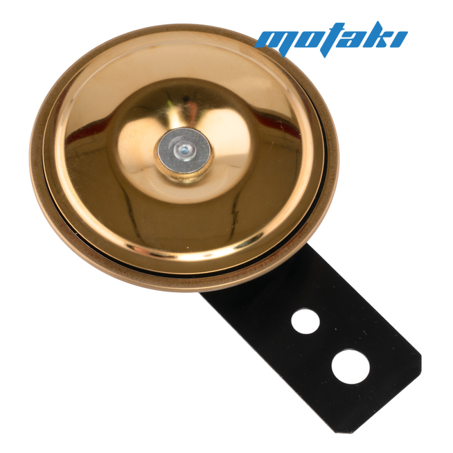 Сигнал звуковой мото, скутер, Альфа (12В, золото) #600-2-GD