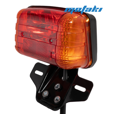 Стоп-сигнал Альфа, CG125 (красный с жёлтыми поворотами) AN-N7