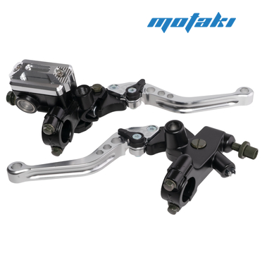 Рычаги сцепления и тормоза мото (машинка ГТЦ, регулировка 6L) AN-SLV