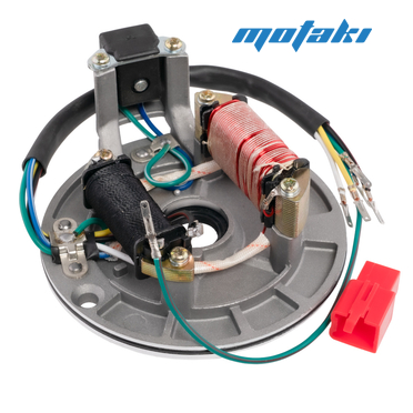 Статор генератора Delta, питбайки БЕЗ стартера (2 катушки DJ7061A ЖБ)