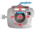 Поршневая YX125-JH125 (ЦПГ d54*p14*h78*РМШ43 AL SV УХО) Lipai PRO