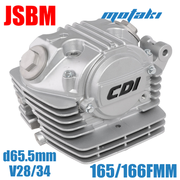 Головка CB250, TTR250 (ГБЦ D65.5*K28/34 SV 165/166FMM) JSBM