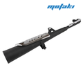 Глушитель Альфа, Delta (черный с хром накладками L860mm)