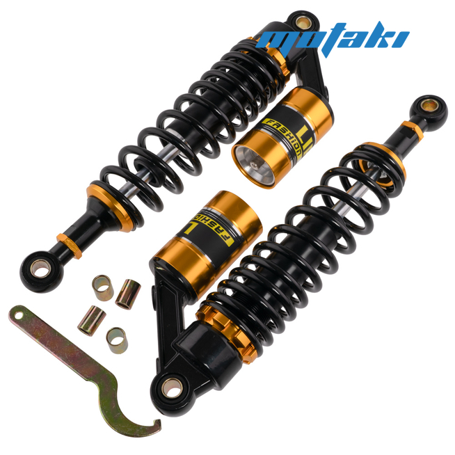 Амортизаторы Альфа (d10/12*330 BL/GD масляные без подкачки) Lipai