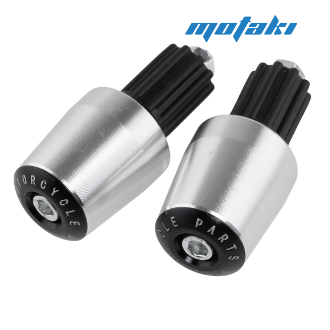 Отбойники ручек руля мото (2 шт. грузики металлические SV/BL) Lipai