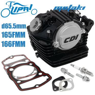 Головка CB250, TTR250 (ГБЦ D65.5*K27/31.5 BL 165/166FMM) Lipai PRO