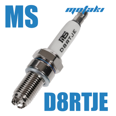 Свеча D8RTJE для мотоциклов CG-CB (M12*1.25*L19) MS