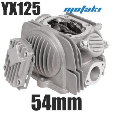 Головка YX125, KAYO 125 (ГБЦ D54*K23/27*РМШ43 SV YX154FMI) РЕБРИСТАЯ