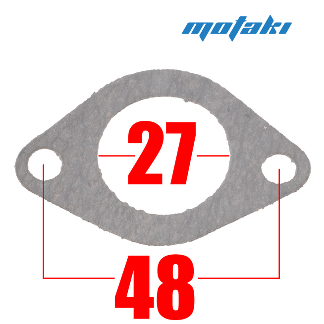 Прокладка патрубка карбюратора PZ26, VM22 (d27)