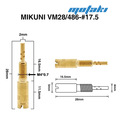 Ремкомплект карбюратора YBR 125 2004-2009 (Mikuni VM22 EURO-I)