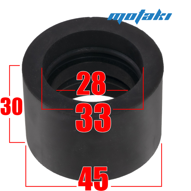 Патрубок впускной карбюратора PWK21-30 (манифолд d33 мм)