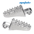 Подножки водителя питбайк, мото KAYO T2/T4/T6 (комплект СЕРЕБРО)