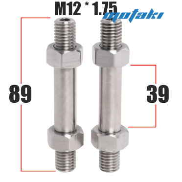 Стойки указателя поворота Урал (М12*89*1.75 с гайками) ЧПУ