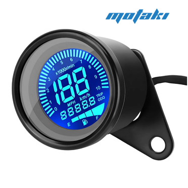 Спидометр, тахометр, одометр LCD MCH-18303 (универсальный) ЧЕРНЫЙ