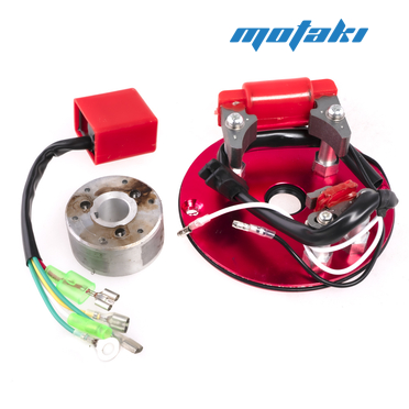 Зажигание спортивное роторное для питбайка (ROTOR KIT RED)