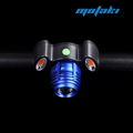 Фара для велосипеда T6 (линза, LED, 4 режима, АКБ, USB) СИНИЙ