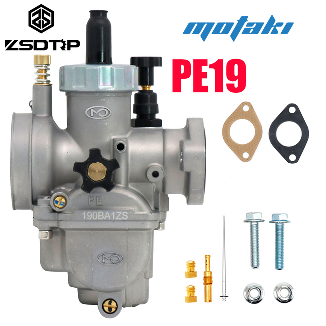 Карбюратор PE19 для мопеда 100-125cc (Т19*Ф45 SV) ZSDTRP MO