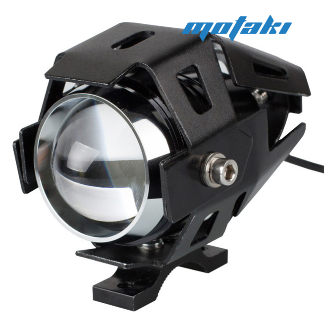Фара U5 LED универсальная для мототехники (черная)