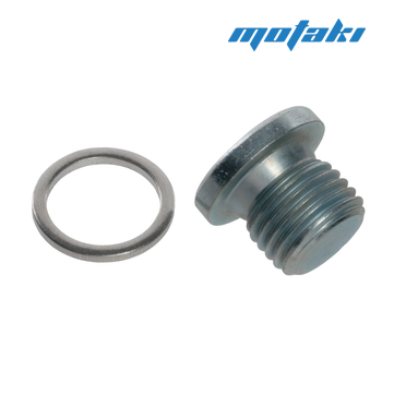 Пробка заднего моста, поддона картера Урал (М14 x шаг 1.5 мм. HEX, шайба AL)