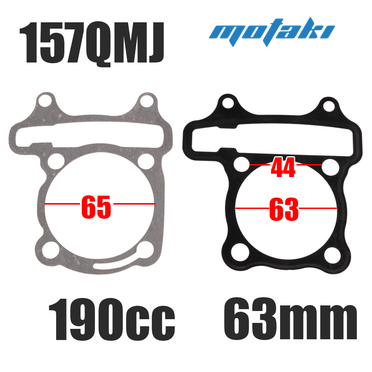 Прокладка головки и цилиндра скутер 157QMJ 190cc (d63mm ST)