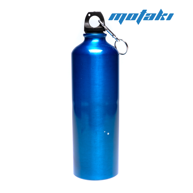 Бутылка для воды вело (AL фляга 750 мл, 250 х 73 мм) СИНЯЯ