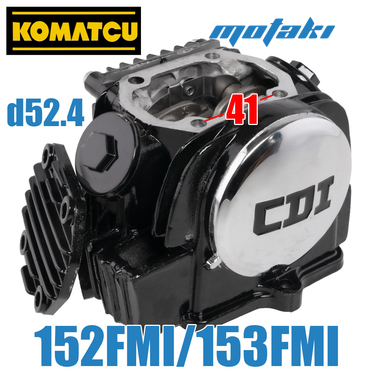Головка TTR125, Orion-125 (ГБЦ D52.4*VD20/23*РМШ41 BL 152/153FMI) KOMATCU