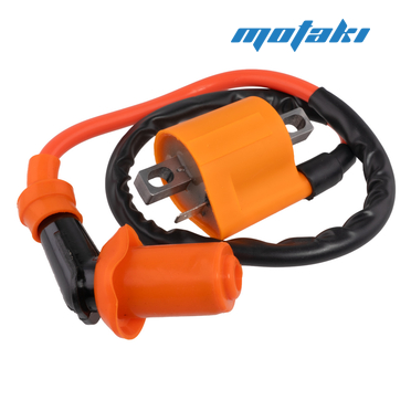 Катушка зажигания CG-CB, JOG, Динго (2 крепежа, силиконовый колпак 120Г)