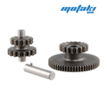 Шестерни электростартера CG-CB (большая 62*18Z и малая 16*14Z x L41 мм, ось)