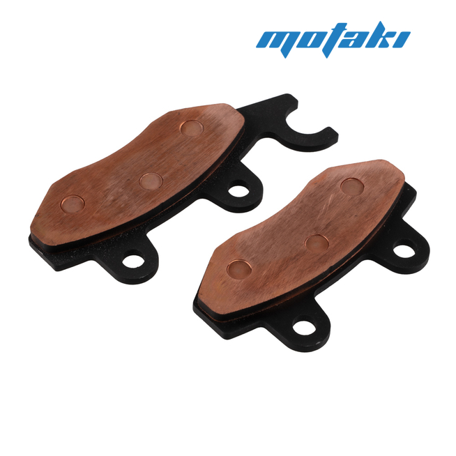 Колодки TTR250Rb, скутер, CF, STELS, YAMAHA, BRP (медные, крюк НАЛЕВО) ZB-251