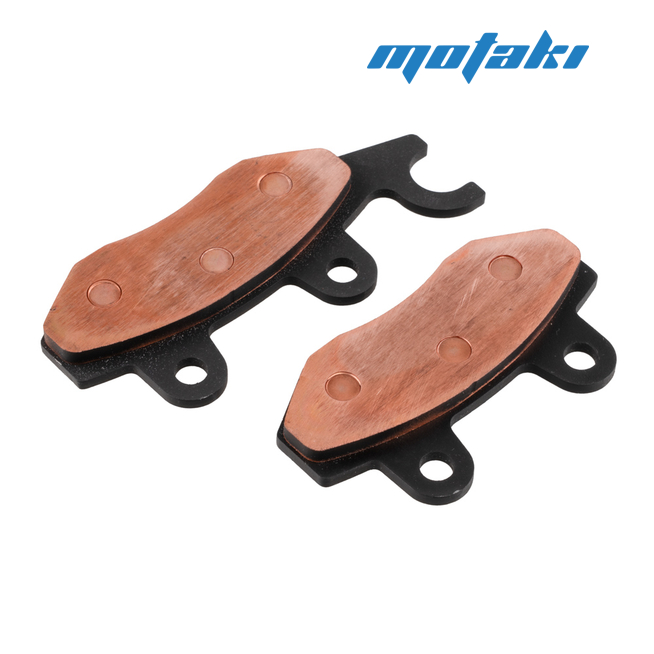 Колодки TTR250Rb, скутер, CF, STELS, YAMAHA, BRP (медные, крюк НАЛЕВО) ZB-251