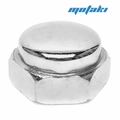 Гайка колпачковая рулевой колонки Альфа, TTR125 (нижней траверсы М22*1) ХРОМ