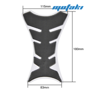 Накладка на бензобак CARBON (наклейка бака 180 х 115 мм)