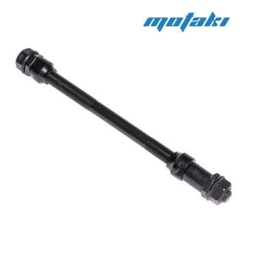 Ось задней втулки вело MTB (3/8"*175, гайки, конуса, втулка) ЧЕРНАЯ