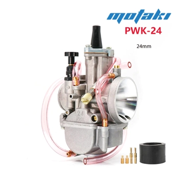 Карбюратор PWK 24 (Т24 x Ф50 мм, переходник, жиклёры)